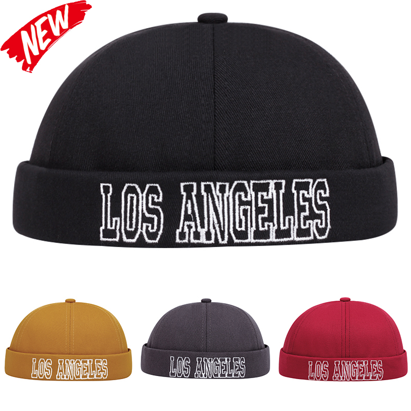 Street Fashion Los Angeles - LOS ANGELES 자수 패션 비니 모자,