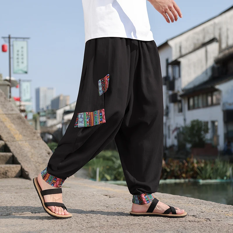 Street Fashion In Chinese - 2026 중국 스타일 남성 레트로 와이드