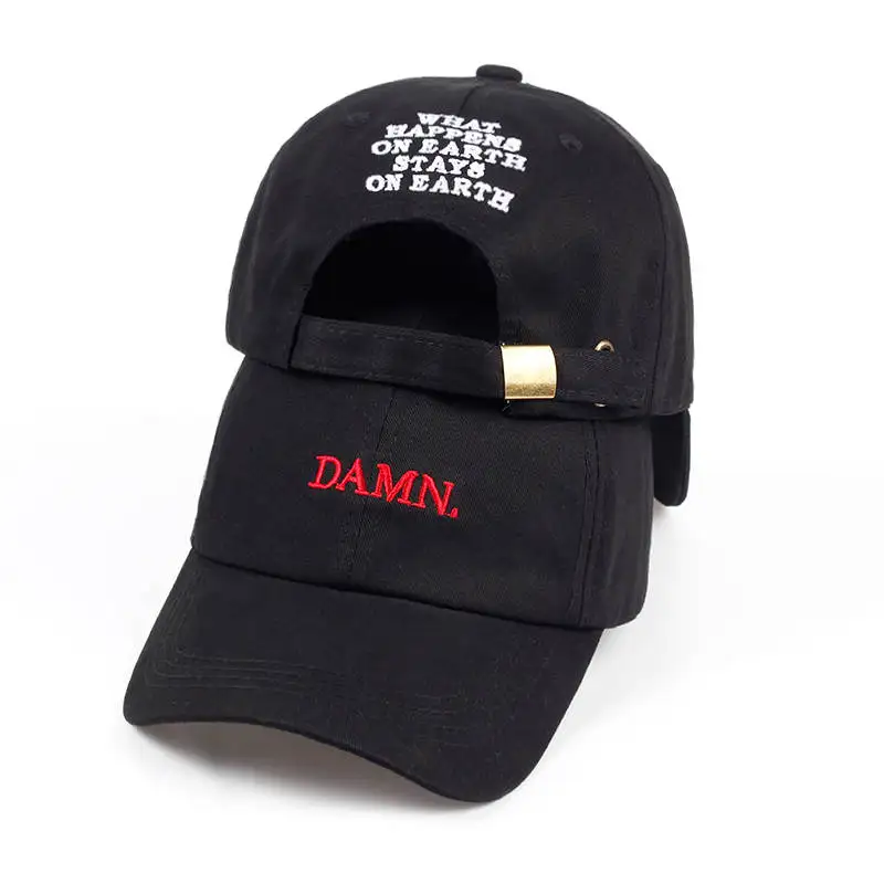 남녀공용 자수 DAMN 모자. 아빠 모자 힙합 스티치  - Street Fashion Loverboy Hat 리뷰 및 가격