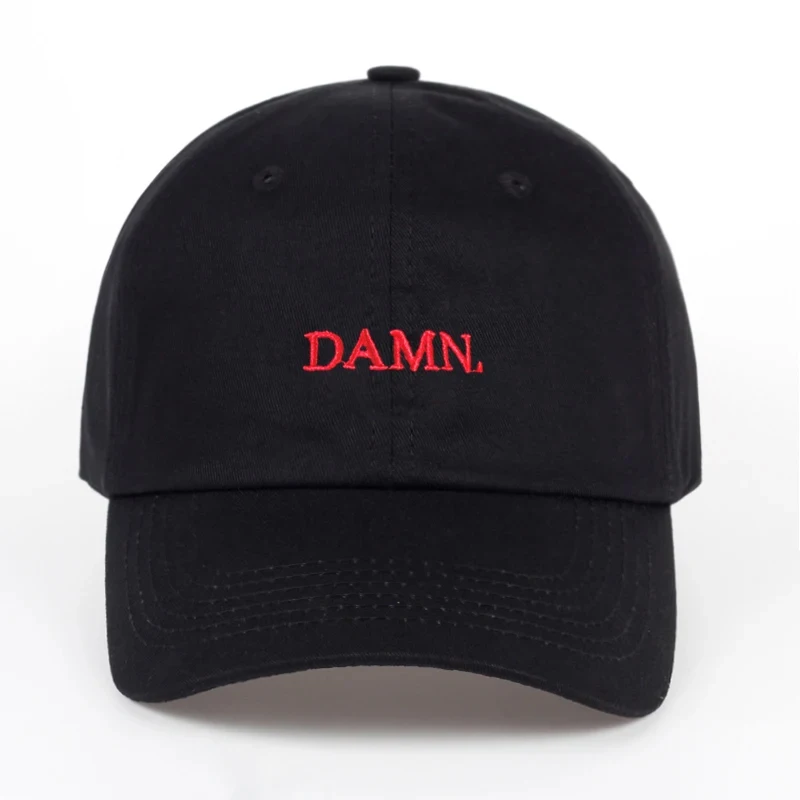 남녀공용 자수 DAMN 모자. 아빠 모자 힙합 스티치  - Street Fashion Loverboy Hat 리뷰 및 가격