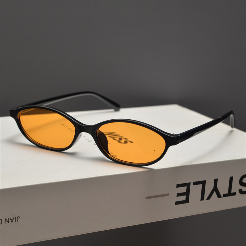 여성용 새로운 레트로 타원형 고양이 눈 선글라스 Y2k - Street Fashion Glasses 리뷰 및 가격