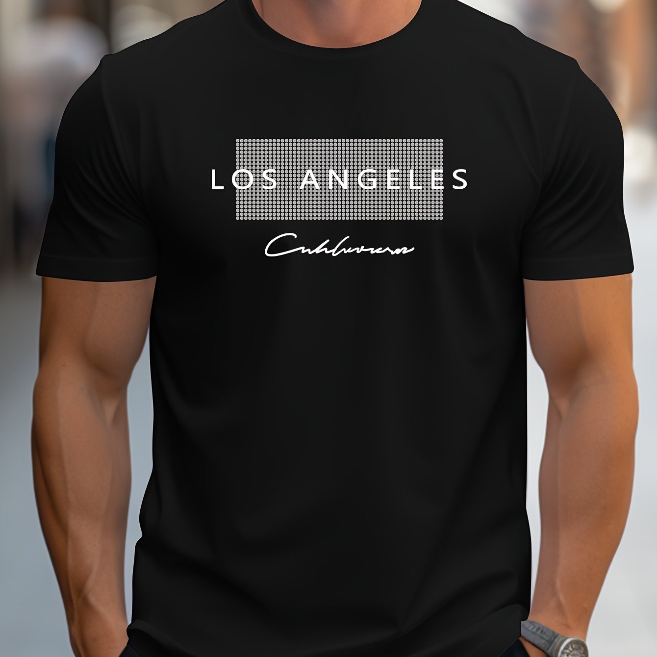 로스앤젤레스 패턴 3D 프린트 스포츠 퀵드라이 브레타  - Street Fashion Los Angeles 리뷰 및 가격
