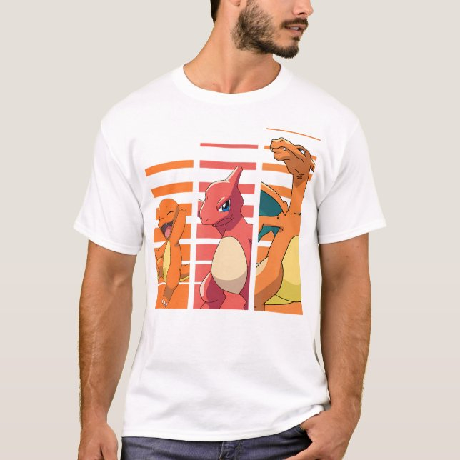 포켓몬 Charmander Evolutions 프린트  - Street Fashion Evolution 리뷰 및 가격