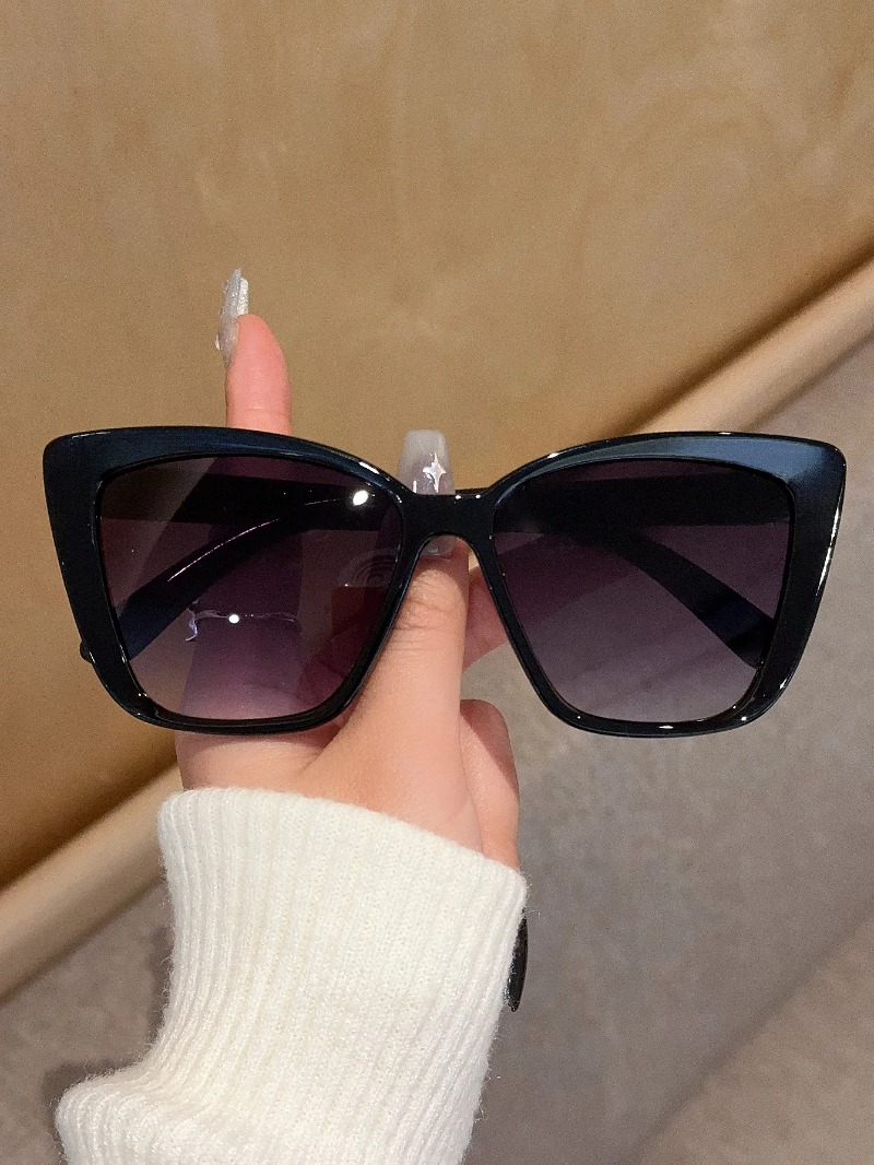 여성을위한 트렌디 한 고양이 눈 선글라스 레트로 스퀘어 - Street Fashion Glasses 리뷰 및 가격