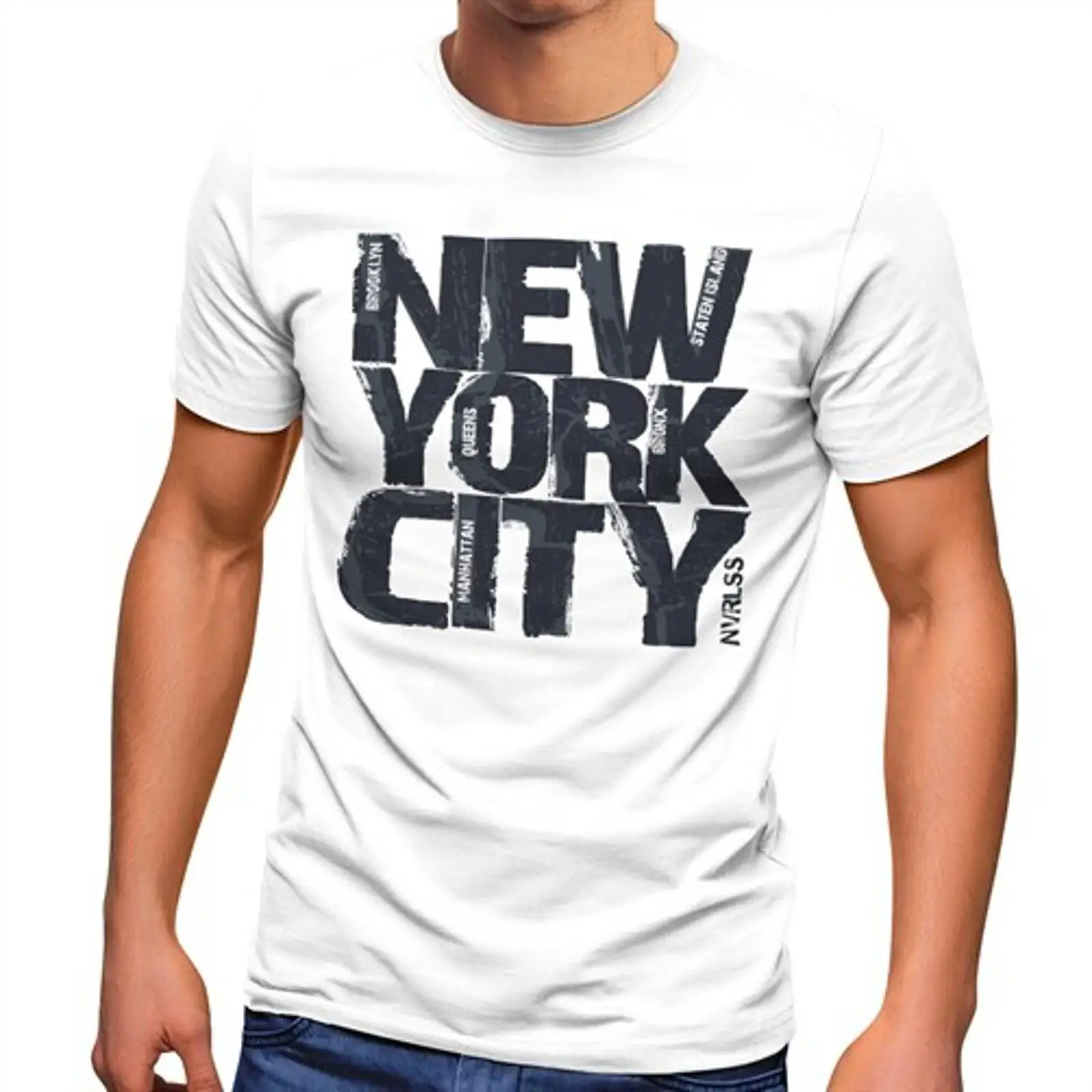 헤렌 티셔츠 뉴욕시 스크립트 프린트 패션 스트릿 스타일 - Street Style New York Fashion 리뷰 및 가격