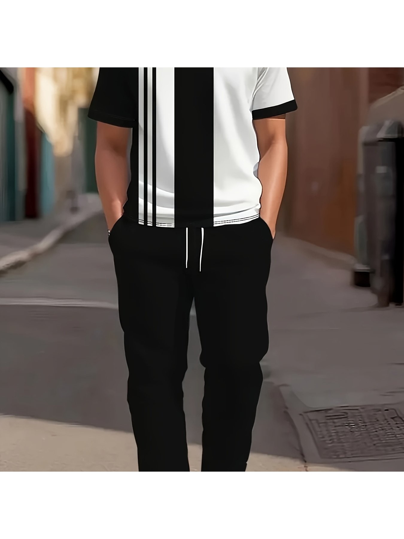 2026 여름 신상 남성 반팔 긴바지 세트 - 스트릿  - Street Fashion Style 리뷰 및 가격