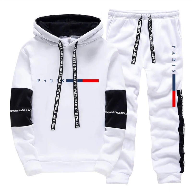 남성 세트/후드티/바지 파리 패션 가을 겨울 캐주얼 스 - Street Fashion Style 리뷰 및 가격