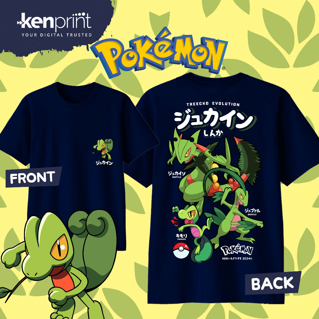 Anime Pokémon Treecko Evolutio - Street Fashion Evolution 리뷰 및 가격